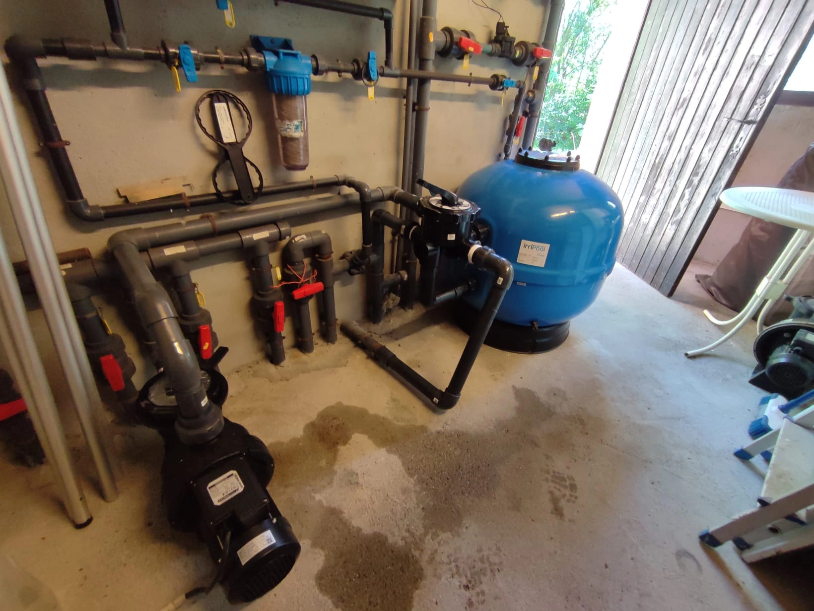 Filtration au chlore